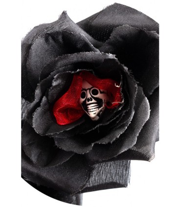 DIADEMA ROSAS NEGRAS CALAVERITAS