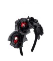 DIADEMA ROSAS NEGRAS CALAVERITAS