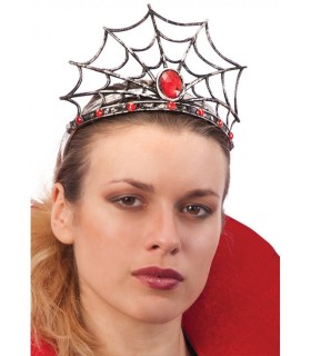 DIADEMA CON CORONA TELARAÑA