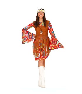 DISFRAZ DE HIPPIE ADULTA