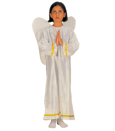 DISFRAZ ANGEL BLANCO UBBA NIÑO