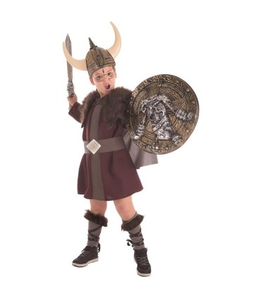 DISFRAZ VIKINGO C/ CASCO INF