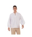 CAMISA MEDIEVAL BLANCA ADULTO