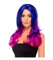PELUCA FASHION AZUL Y ROSA