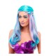PELUCA SIRENA AZUL C PERLAS