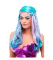 PELUCA SIRENA AZUL C PERLAS