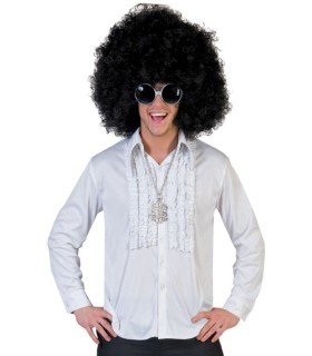 DISFRAZ CAMISA DISCO BLANCA