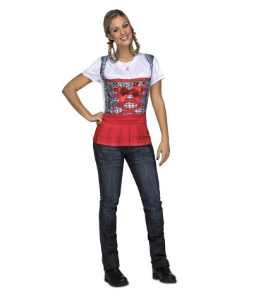 CAMISETA RED OKTOBERFEST LADY