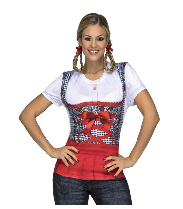CAMISETA RED OKTOBERFEST LADY