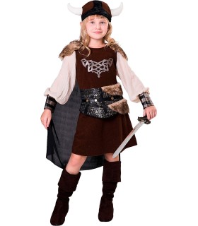 DISFRAZ VIKINGA NIÑA