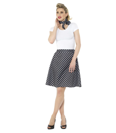 FALDA AÑOS 50 NEGRA