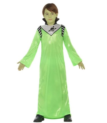 DISFRAZ ALIEN VERDE UNISEX