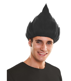 PELUCA TROLL NEGRA