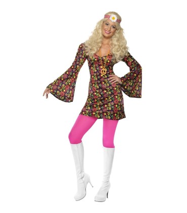DISFRAZ HIPPIE AÑOS 60'S