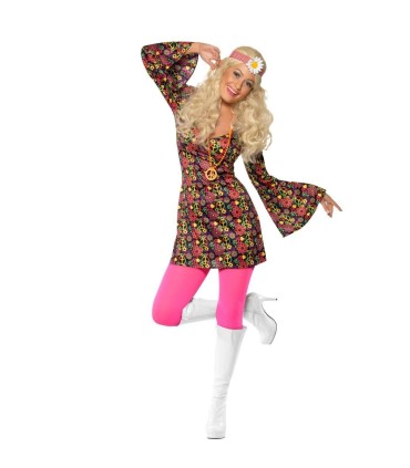 DISFRAZ HIPPIE AÑOS 60'S