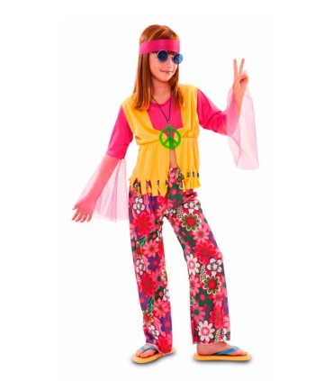 DISFRAZ HIPPIE CHICA