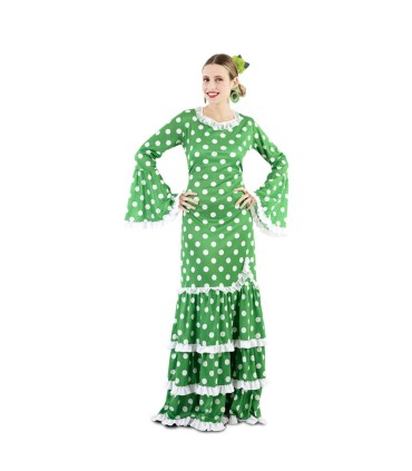 DISFRAZ FLAMENCA VERDE AD