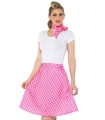 FALDA AÑOS 50 ROSA