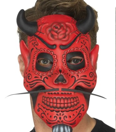MASCARA DIA DE LOS MUERTOS AD