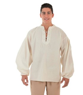 CAMISA MEDIEVAL BEIGE AD