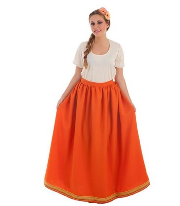 FALDA MEDIEVO NARANJA AD