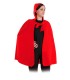 CAPA ROJA CON CAPUCHA - ADULTO