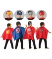 SET SUPER HERO MARVEL CAPA Y ANTIFAZ