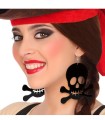 PENDIENTES PIRATA NEGRO