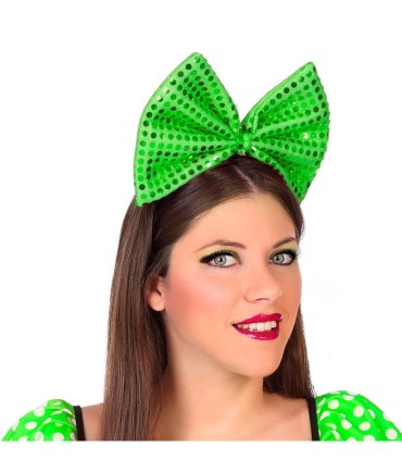 DIADEMA PAJARITA VERDE