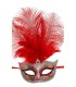 ANTIFAZ CON GLITTER, GEMAS Y PLUMAS