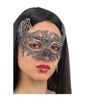 ANTIFAZ PLATEADO MACRAME