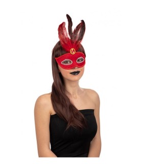 ANTIFAZ TERCIOPELO ROJO