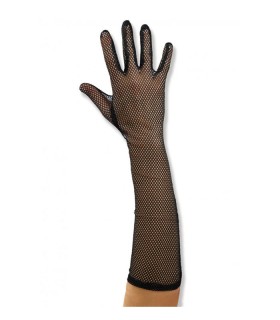 GUANTES NEGROS DE MALLA