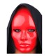 MASCARA ROJA MEDIANA DE PLASTICO