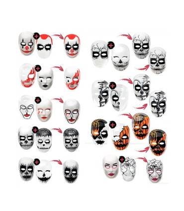 SET 2 MASCARAS ROSTRO