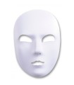 MASCARA ROSTRO BLANCO TELA