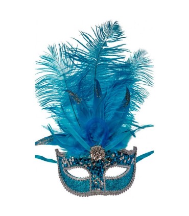 MASCARA TURQUESA PLASTICA