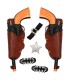 SET 2 PISTOLAS ADULTO 30X12CM