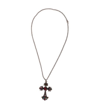 COLLAR CRUZ METALICA