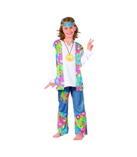 DISFRAZ HIPPIE NIÑA