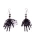 PENDIENTES MANO BRUJA NEGRO