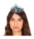 DIADEMA PRINCESA PIEDRAS AZULES