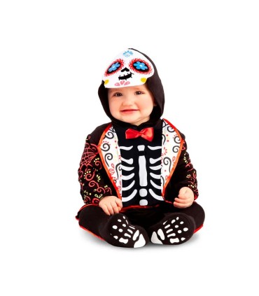 DISFRAZ BEBE DIA DE LOS MUERTOS 12-24 M