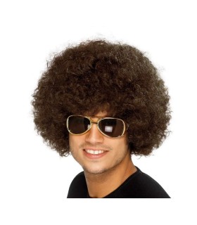 PELUCA AFRO MARRON 70S