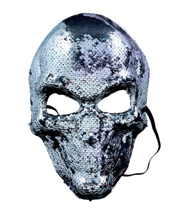 MASCARA CALAVERA LENT PLATA