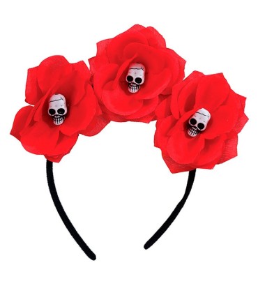 DIADEMA FLORES C/CALAVERAS