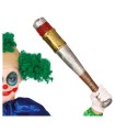 BATE PLATA Y ORO 47CMS
