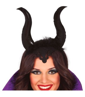 DIADEMA CUERNOS MALEFICA