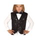 CHALECO LENTEJUELAS NEGRO INF