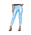 LEGGINS METALIZADOS AZUL CIELO